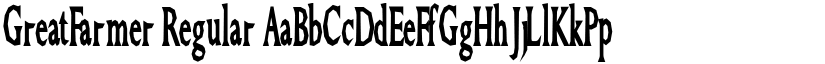 GreatFarmer Regular font