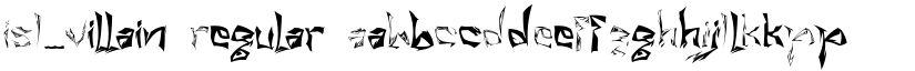 ISL_Villain font download