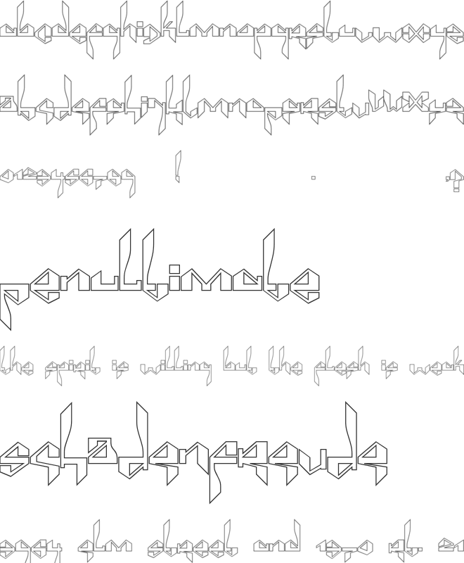 Suberp font preview