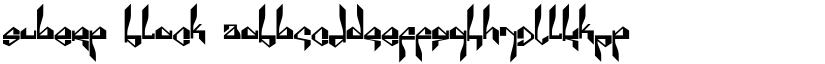 Suberp Black font