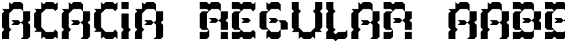 acacia Regular font