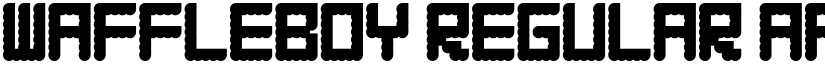 WAFFLEBOY Regular font