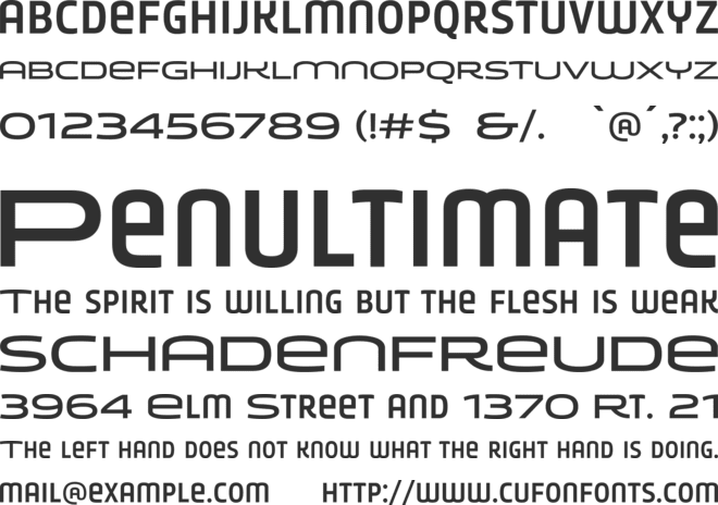 YounionOne FY font preview
