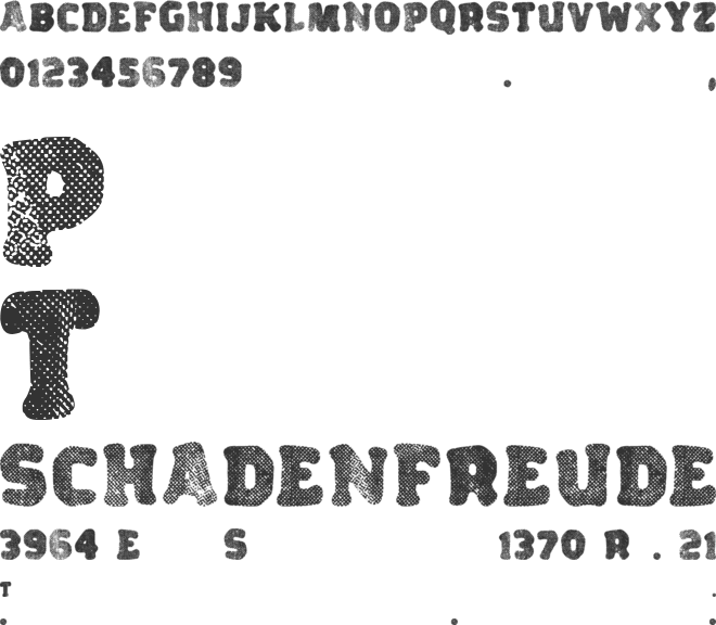 Variations font preview