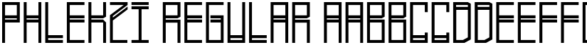 Phlekzi Regular font