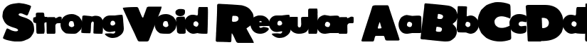 StrongVoid Regular font