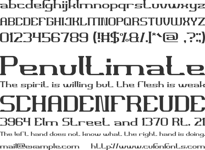 Wajah mu Malaikat font preview