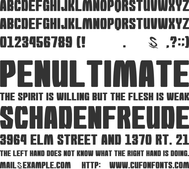 Morning Karashi font preview