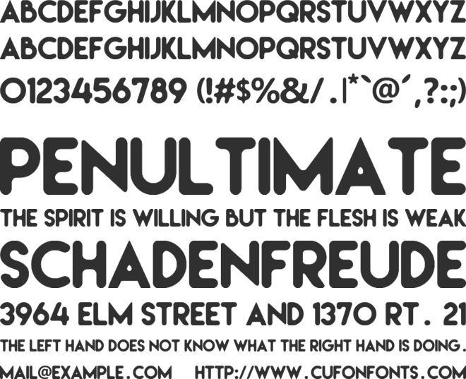 Irresistible font preview