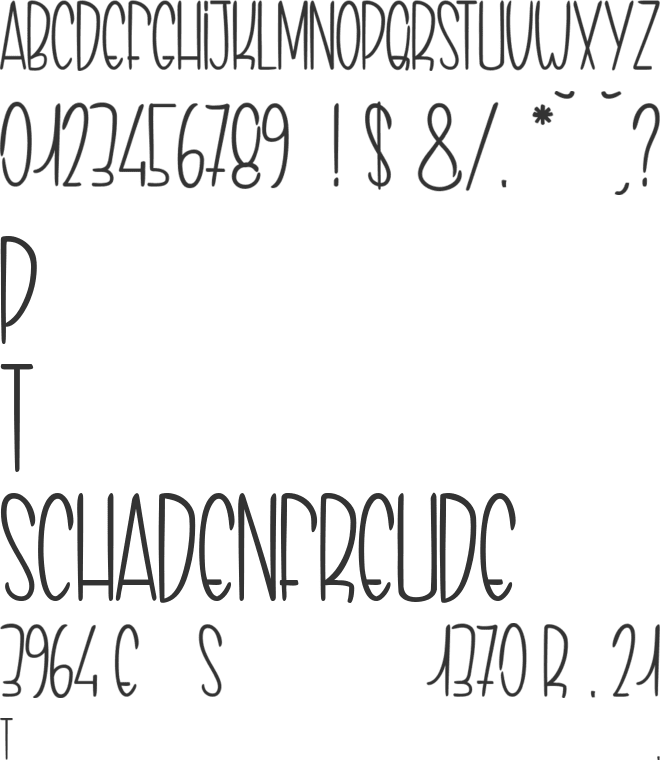 THE BEST THINGS IN LIFE ARE FREE font preview