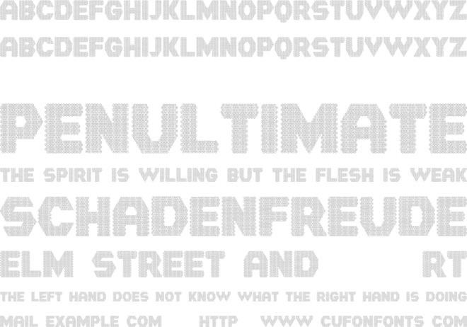 Hornettio font preview