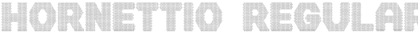 Hornettio Regular font