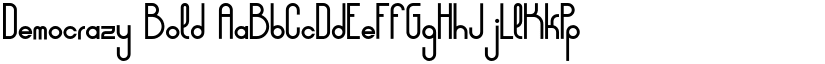 Democrazy Bold font