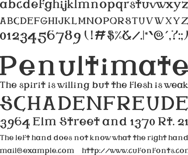 ferqui font preview