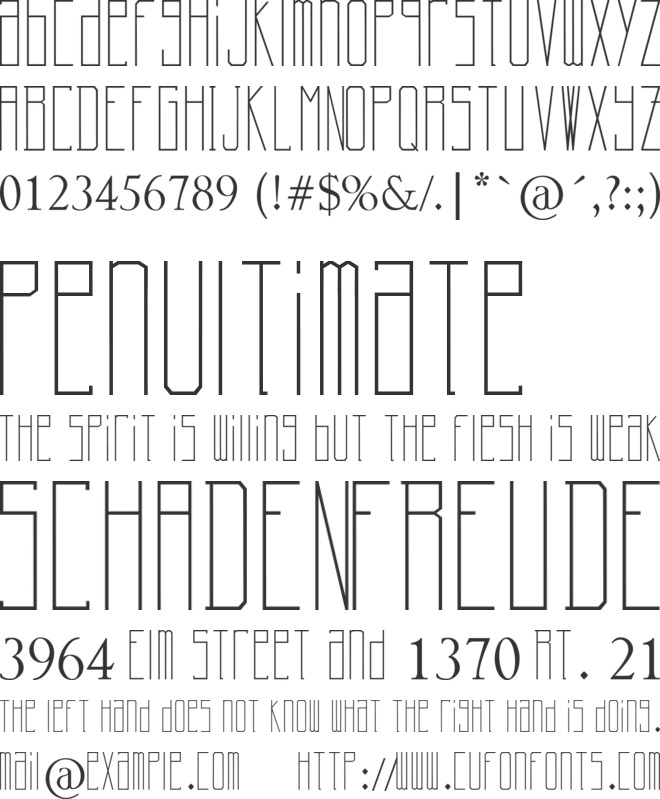 CherryMoon font preview