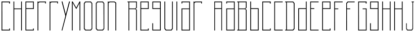 CherryMoon Regular font