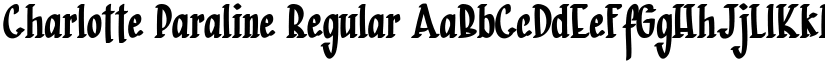 Charlotte Paraline Regular font