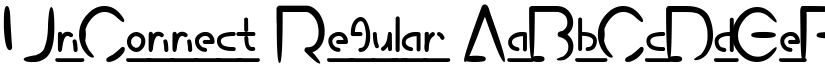 UnConnect font download