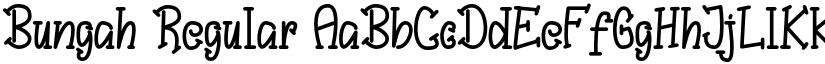 Bungah Regular font