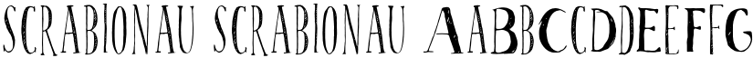 scrabionau font download