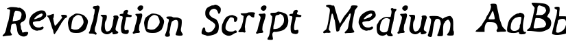 Revolution_Script font download