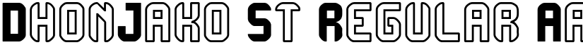 DhonJako St Regular font