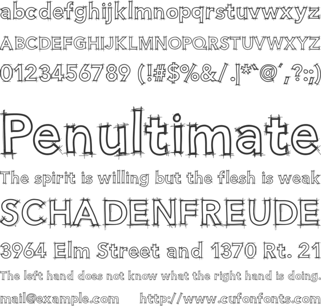 HelloBlueprint font preview