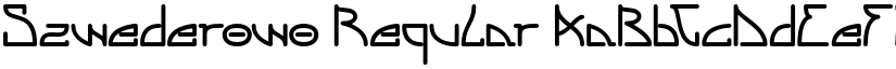 Szwederowo font download