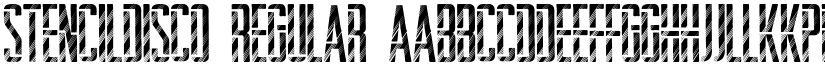 StencilDisco font download