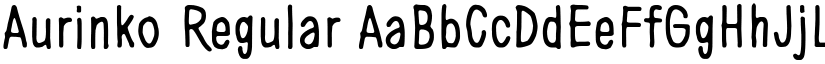 Aurinko Regular font