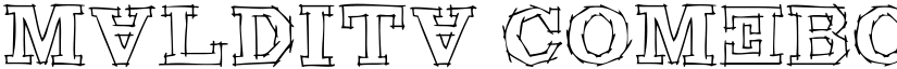Maldita Comebolsas font download