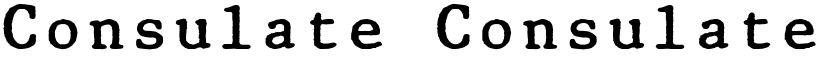 Consulate Consulate Regular font