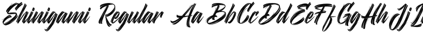 Shinigami Regular font