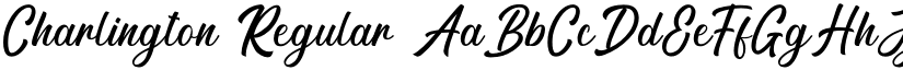 Charlington Regular font