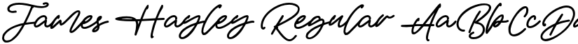 James Hayley font download