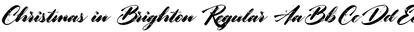 Christmas in Brighton font download