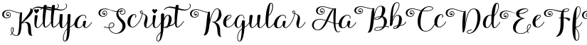 Kittya Script Regular font