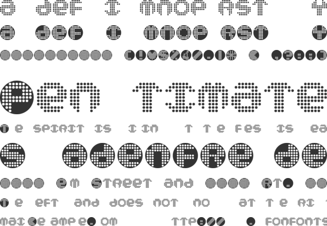 FANTASMA font preview