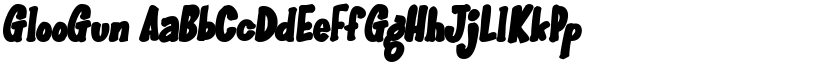 GlooGun font