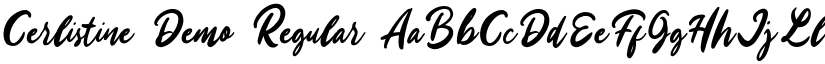 Cerlistine Demo font download
