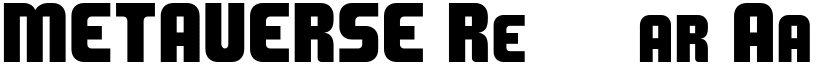 METAVERSE Regular font