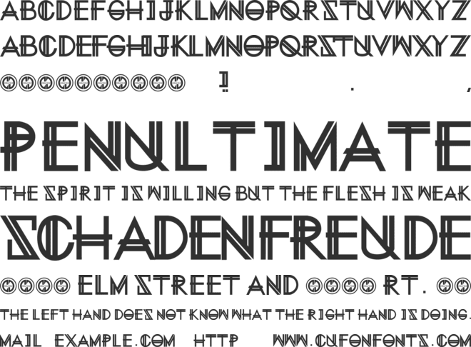 Eternity Now font preview