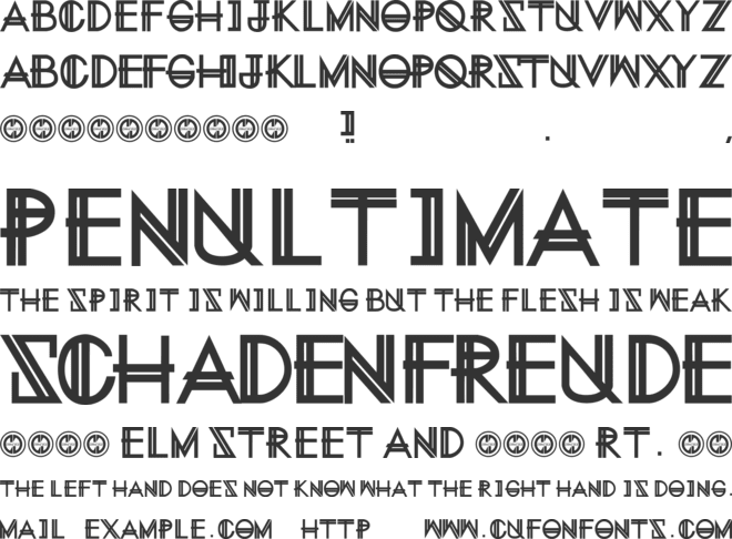 Eternity Now font preview