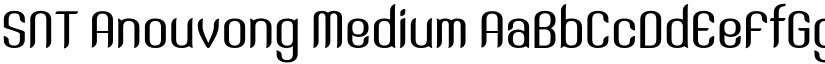 SNT Anouvong Medium font