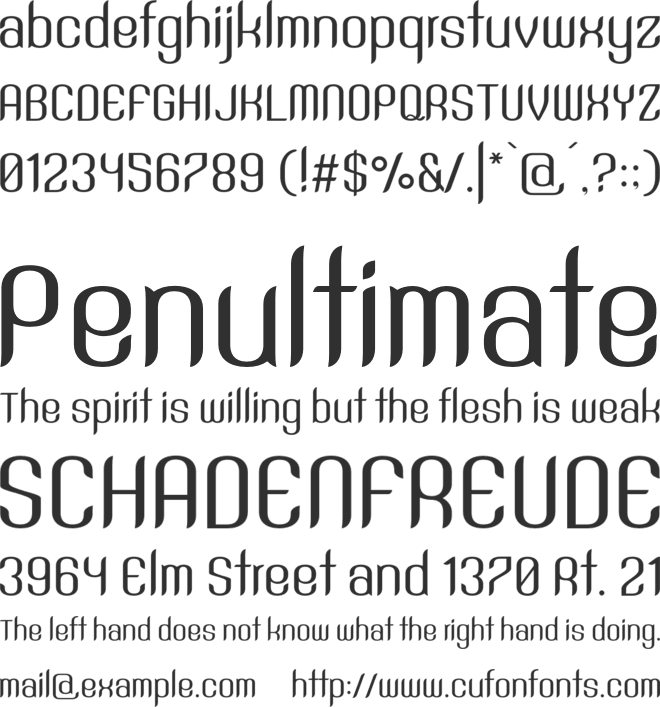 SNT Anouvong font preview