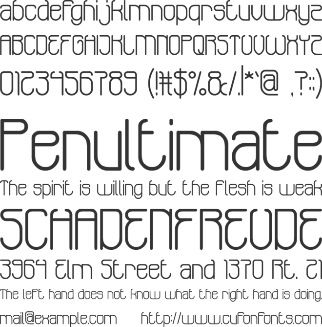 Entertainment Show font preview