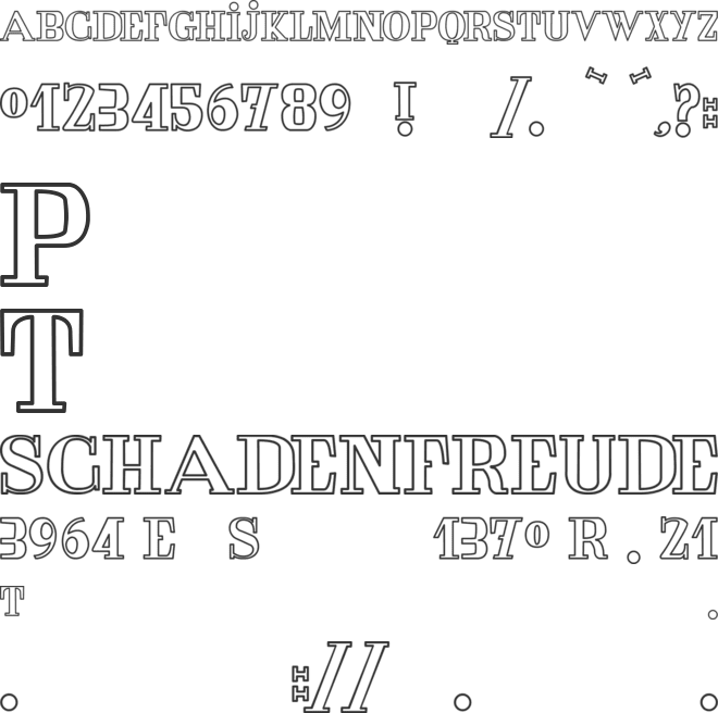 THE RED HORSE font preview