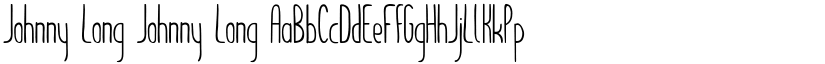 Johnny Long Johnny Long font