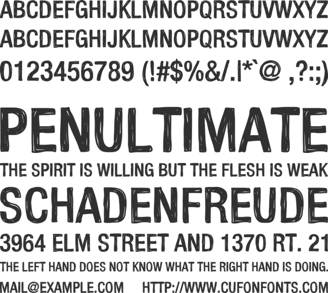 Kelpotico font preview
