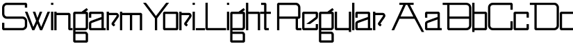 SwingarmYori- font download